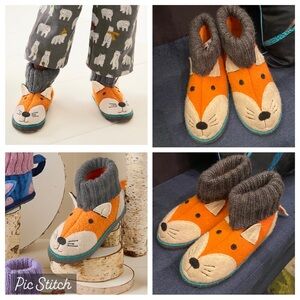 Garnet Hill Kids' Boiled Wool Slipper Boots by Haflinger